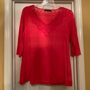 Lightweight Coral Blouse - Casual Express - Sz XL